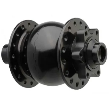 Schmidt SON 28 15 110 Boost Disc 6-hole hub dynamo, black anodised, 28-hole