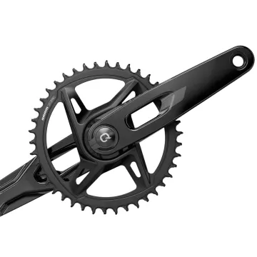 Sram Rival XPLR AXS E1 PWR Powermeter Crank DUB Road Wide Aluminium | 1x 42-tooth 160 mm