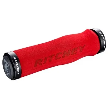 Ritchey WCS Truegrip HD Locking Handlebar Grips, colour: red