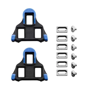 Shimano SPD SL Pedal Cleats | SH-SM12 Blue 2-Piece Set