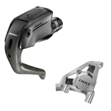 Sram Red Aero TT brake lever + flat-mount disc brake (rear wheel)