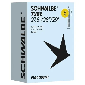 Schwalbe SV19 Inner Tube | 29/28/27.5 inches x 1.5–2.4 Sclaverand valve 60 mm