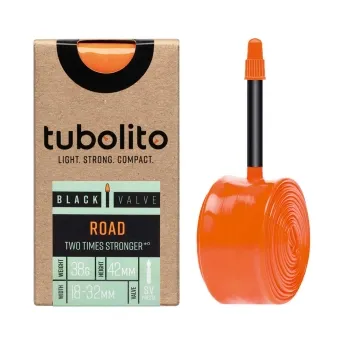 Tubolito Tubo Road 700C inner tube – 28 inches x 18–32 mm Sclaverand valve 42 mm black