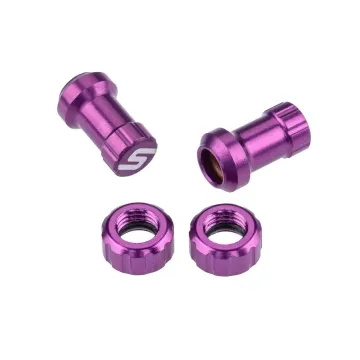 Stans NoTubes Valve Cap Kit | Sclaverand Aluminium Purple