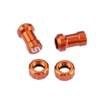 Stans NoTubes Valve Cap Kit | Sclaverand Aluminium Orange