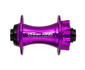Chris King MTB front hub Ceramic Disc 6-bolt SuperBoost 20x110 3D purple | violet 28-hole