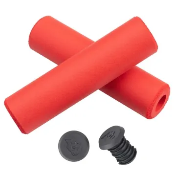 Wolf Tooth Fat Paw Handlebar Grips 36mm Colour: red