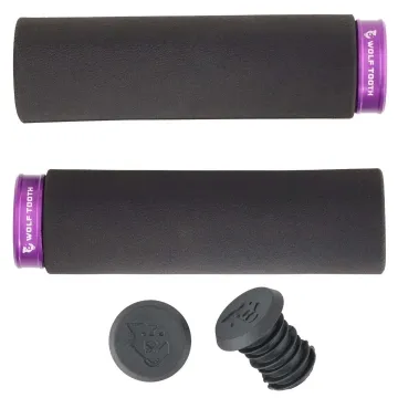 Wolf Tooth Fat Paw Lock-On Handlebar Grips 36mm Colour: purple/black