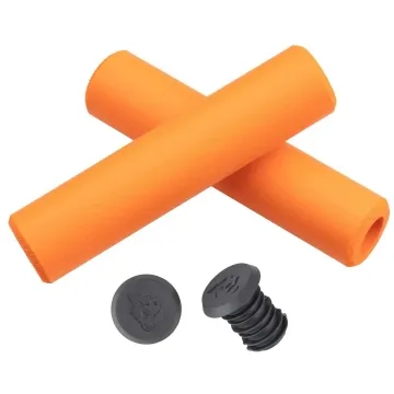 Wolf Tooth Karv Handlebar Grips 32mm Colour: Orange