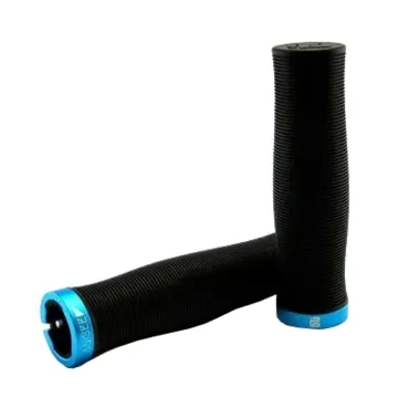 NG Sports Anisee Lock-On Ergo Mushroom Handlebar Grips – 127 x 33 mm black blue