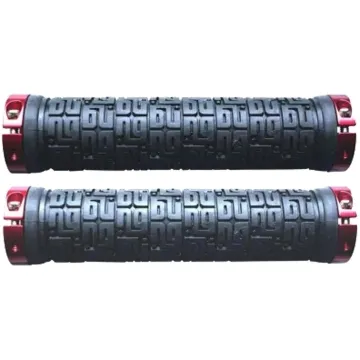 NG Sports Tulsee Lock-On Handlebar Grips – 140 x 31.5 mm, red