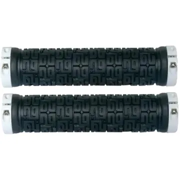 NG Sports Tulsee Lock-On Handlebar Grips – 140 x 31.5 mm, white