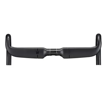 3t Aeroflux LTD Stealth Carbon Road Bike Handlebar, width 40 cm