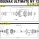 Mavic Crossmax / Deemax front axle, quick-release, 20x110 mm