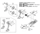 Shimano Deore XT 10-speed rear derailleur spare part | Adjustment screw and plate