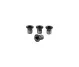 Shimano DURA-ACE / Ultegra / XTR chainring bolt set, 4 pieces, M8 x 10.1 mm