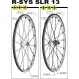 Mavic Ksyrium SLR / R-Sys Replacement Spoke Zircal Rear Wheel Right 294 mm Mod 2008–2014 Remaining Stock