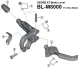 Shimano Deore XT BL-M8000 / BL-M8100 Brake Lever Spare Part | Adjustment screw with U-washer No. 3