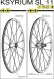 Mavic Ksyrium SLE / SLS / SL Rear Wheel Spokes, Left, 298 mm, 2015 Model
