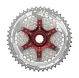 SunRace CSMX3 MTB HG 10-speed cassette, 11-46 teeth, metallic