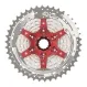 SunRace CSMX8 MTB cassette, 11-speed, 11-42 teeth, metallic