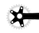 Wolf Tooth Drop Stop A Chainring - Vintage / Surley OD 94mm bolt circle Hidden Bolt 9-12-speed 28 teeth