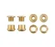Wolf Tooth Chainring Bolt Set – M8x6mm Single-chainring 4-arm Aluminium gold