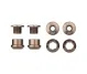 Wolf Tooth Chainring Bolt Set – M8x6mm 1x 4-arm aluminium espresso
