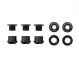 Wolf Tooth Chainring Bolt Set – M8x6mm Single 5-Arm Aluminium Black