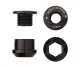 Wolf Tooth Chainring Bolt Set – M8x6mm Single 5-Arm Aluminium Black