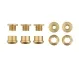 Wolf Tooth Chainring Bolt Set – M8x6mm Single 5-Arm Aluminium Gold