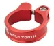 Wolf Tooth Seatpost Clamp – 29.8 mm, threaded, aluminium, red