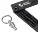 Wolf Tooth 6-Bit System Hex Wrench Multitool – Bit holder / key ring – black