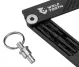 Wolf Tooth 6-Bit System Hex Wrench Multitool – Bit holder / key ring – silver