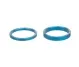 Wolf Tooth Headset Spacer Set – 1 1/8 inch, 4 pieces, aluminium, blue