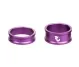 Wolf Tooth Headset Spacer Set – 1 1/8 inch, 4 pieces, aluminium, purple
