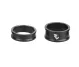 Wolf Tooth Headset Spacer Set – 1 1/8 inch, 4 pieces, black aluminium