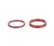Wolf Tooth Headset Spacer Set – 1 1/8 inch, 4 pieces, aluminium, red