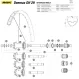 Mavic Deemax DH Spoke 29-inch Front and Rear Wheel 299 mm Mod 2020/23+