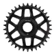 e*thirteen Helix R E-bike chainring | Bosch SX/CX Gen4/5 Direct-Mount | 15mm offset, black aluminium, Boost, 32 teeth