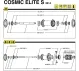 Mavic Aksium / Cosmic / Ksyrium Rim-Brake Front Wheel Axle Kit