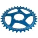 Race Face Chainring 1x Cinch Direct Mount 3mm Offset Narrow Wide blue 36 teeth