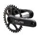 Race Face Atlas Crank Cinch 68–73 mm | DH 136 mm axle with narrow-wide chainring | Length 170 mm