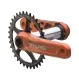 Race Face Atlas Crank Cinch 68–73 mm | DH spindle 136 mm with narrow-wide chainring | Length 165 mm