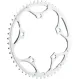 Stronglight Type 130 S 7075-T6 aluminium road bike chainring, 5-arm outer, 130 mm, silver, 49 teeth