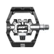 HT Components Platform Hybrid Pedals D1 Duo black incl. cleats