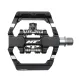 HT Components Platform Hybrid Pedals D1 Duo black incl. cleats