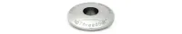 Chris King headset cap, 1 1/8 inch, NoThreadSet Sotto Voce, silver