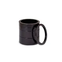 Chris King spacer set for 1 1/8" headset, 3/6/6/12/12 mm, black