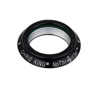 Chris King Headset Spare Part NoThreadSet Bearing Cap | Upper bearing cap, black, 1 inch